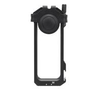 Metal Camera Protective Frame with Silicone Lens Cover Aluminum Alloy Cage Protector Protective Frame Mount for X4 Panoramic Action Camera