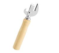 Metal Can Opener Side Cutting Tin Lid Remover 1PCS with Wooden Handle Stainless Steel Material Bottle Opener Effective Ergonomic Safe and Labor-Saving Convenient and Efficient Home Kitchen Gadgets