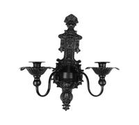 Metal Candle Sconces Wall Mounted Candelabra Holders for Party Anniversary Wedding Table Centerpieces Fireplace for Candle(Color 1)