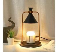 Metal Candle Warmer Lamp - Dimmable Aromatic Wax Warmer for Home Decoration - Vintage Style Candle Holder with Light