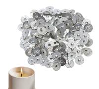 Metal Candle Wick Base - 300PCS Holder Sustainers, Stable 12.5mm Stand, Fireproof DIY Accessories, Long-Lasting Craft Components | Making Tool For Home Workshop, Art Studio, Or Gift Set