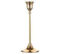 Metal candlestick Candle holder Stand Gifts for Wedding, Party, Home, Spa (6.5x19cm)