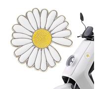 Metal Car Decal | Metal Cute Daisy Shape Label Stickers for Car - Badge Decals, Decorative Colorful Stable Adhesive Car Accessories for Automotive Truck Vehicle Bikes Bicycles