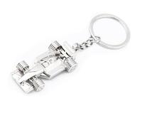 Metal Car Keyring Accessories for your Key or Display - Gifts for Fans of Racing, Cars and Formula 1 - Christmas, Easter, Birthday Gifts, Chrome Effect, Sturdy Keychain for Men and Women