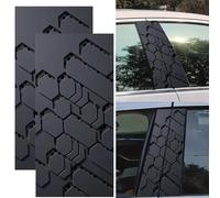 Metal Car Stickers for B-Pillar Decoration - 2 Pack, for UNIVERSAL Fit for All Vehicles, Personalized Vinyl Decal with Easy Installation