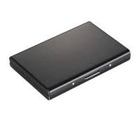 Metal Card Holder Walet - RFID Blocking Ultra Thin Stainless Steel Credit Card Wallet for Men & Women, Durable & Stylish Wallet (Black)