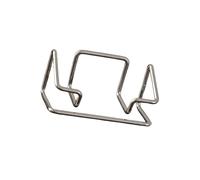 Metal Card Organiser Hollowed Iron Wire Business Storage Stand Display Rack Hold 70 Sheets for Desk Conference Name Organiser