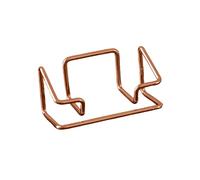 Metal Card Organiser Hollowed Iron Wire Business Storage Stand Display Rack Hold 70 Sheets for Desk Conference Name Organiser