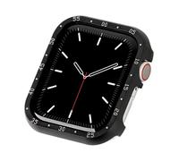 Metal Case Compatible with Apple Watch 45mm 44mm 41mm 40mm, Matte Alloy Bumper Protective Cover Frame for iWatch SE/Series 9/8/7/6/5/4 Accessories [No Screen Protector]