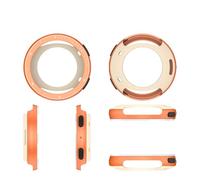 Metal Case for Amazfit Active2 Sapphire Edition, Replacement Bezel Cover for Smartwatch, Anti-Scratch Protective Frame with Solid Color Options (Orange)