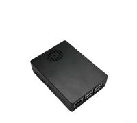 Metal Case for Raspberry Pi 5 Featuring Integrated Fan - Aluminum Housing for AI Accelerator Tasks Black 92x66x28mm(without fan)