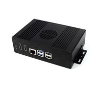 Metal Case NVME PCIE Case Flexible Power Option And Integrated Cable Management For Raspberry 5 Project