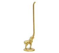 Metal Cast Animal Toilet Roll Holder Free Standing Kitchen Roll Paper Towel Pole