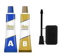 Metal Cast Iron Repair Paste Set, Magic Welding Glue B, Industrial Heat Resistant Cold WeldMetal Repair Paste, Suitable for Metal, Plastic, Wood, Concrete