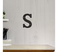 Metal Casts Decorations DIY Number Wrought Letters Home Decor Beads for Curtains (S, One Size)