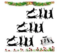 Metal Cat Bookmark, Cute Black Cat-Shaped Bookmark, Durable & Lightweight Kitten Page Holders, Will Not Damage The Paper, Unique Gifts for Women, Men, Teachers, Readers (3set)