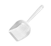 Metal Cat Litter Scoop - Non-Stick Kitty Poop Sifter with Ergonomic Handle | Heavy Duty Depth Scoop, Durable Waste Scoop for Lumps and Pellet Litter, Easy to Clean,