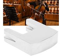 Metal Cello Mute, 2-Prong Zinc Alloy Silencer for 3/4 4/4 Violoncello Practice with Low Sound Output