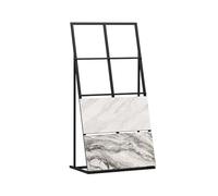Metal Ceramic Tile Display Rack, Vertical Stand for Commercial Building Material Samples, Durable & Space-Saving Solution
