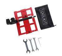 Metal Chainsaw Milling Guide Attachment, Clamp-on Vertical Cutting with Positioning Holes, Storage Bag and Wrench Set for Wood Slab Work Chainsaw Mill Guide Attachment Wood Milling Clamp
