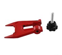 Metal Chainsaw Stump Vise Guide Plate Support for Secure Saw Bar Holding and On-Site Chain Sharpening, Compatible with All Chain Si