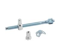 Metal Chainsaw Tension Adjuster Screw Nut Kit 68mm/73mm for Precise Chain Fitting and Smooth Operation on Electric Saw, Silver(73mm)