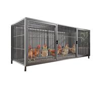 Metal Chicken Coop Run, metal chicken coop for Outside, Animal Cage, Poultry Kennel for Yard Outdoor Backyard Farm Duck Pen Chicken(Large)