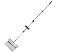Metal Chicken Litter Scooper, Stainless Steel Waste Shovel, Sifter Cleaning Tool, Detachable Handle Design, Outdoor Farm Use, 175x30cm, for Backyard Coop, Poultry Care, Pet Keeping