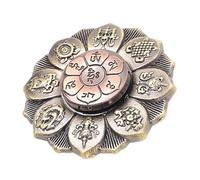 Metal Chinese Zodiac Novelty Funny Toy for Kids Adults Focus Fingertip Stress Indoor Outdoor Play Unique Idea (B, 4.5x4.5cm)