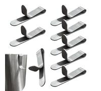 Metal Chip Clips, Set of 8 Cake Ring Holders, Baking Accessories, Stainless Steel Decorative Ring Attachment for Decorating Cakes, Muffins, for Hobby Bakers & Beginners in the Home Kitchen