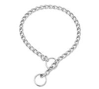 Metal Choke Chain for Dog, Heavy Duty Adjustable Training Chain for Small Medium Large Dogs, Rust-Resistant Steel Slip Collar for Outdoor Walking, Training and Behaviour Control (65 cm, 4.0 mm)