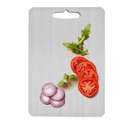 Metal Chopping Board, Titanium Chopping Boards - Titanium Chopping Block | Double-Sided Scratch-Resistant Multi-Purpose High Performance Heat Resistant Chopping Mat for Baking