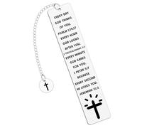 Metal Christian Bookmarks Gifts Christian Scripture Bookmark Inspirational Religious Gifts for Women Bible Verse Bookmarks Gift for Book Lovers