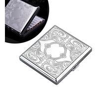 Metal Cigarette Case Box Holds 20 Cigarettes 84mm