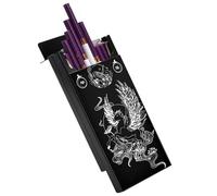 Metal Cigarette Case Storage Box, Portable Pocket Mini Wallet, Crush-Proof No-Touch Holder, Capacity Holds up to 20 Cigarettes(Horse,M)