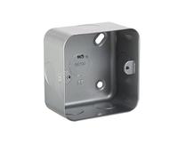 Knightsbridge London Back Box M8700 Metal Clad 1G Silver