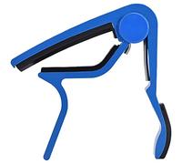 Metal Clamp Guitar Capo Light Portable with Rapid Release Grip Function for a Simple Sound Adjustment for Performance Performances of the Popular Guitar (Black) (White) (Blue