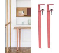 Metal Clamp Table Legs for DIY Furniture with Floor Protectors for Enhanced Stability and Protection