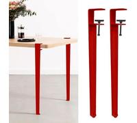 Metal Clamp Table Legs for DIY Furniture with Floor Protectors for Enhanced Stability and Protection