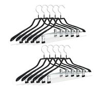 Metal clip hanger Compact Coat Hangers Robust 42 cm Non-Slip Metal Hangers