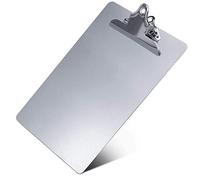 Metal Clipboard, Contractor Heavy Duty Aluminum Clipboard with High Capacity Clip, Rust-Proof Plate for Letter Size and A4 Paper Sheet, Supplies for Office, Jobsite, Medical, School, Law Enforcement