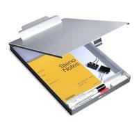 Metal Clipboard with Storage Form Holder Portfolio Aluminum Metal Binder with High Capacity Clip Posse Box Self Locking Latch -14 x 9.25 inch Size Clipboard for Office Business Professionals Stationer