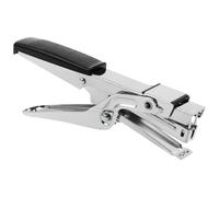 Metal Clipper Stapler with Non-Slip Grip 10-Sheet Capacity | Manual Handheld Stapler Compatible with No. 10 Staples, Includes Mini Supply Kit, for Teachers and Students