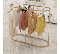 Metal Clothing Rack for Boutique Store Free-Standing Floor Display Stylish Garment nizer for Bedroom & Hallway - Creative Design for Fashion Retail