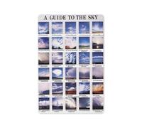 Metal Cloud Atlas Wall Board 12x8 Inch