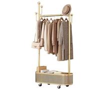 Metal Coat Rack with Wheels, Free-Standing Storage nizer, Hooks & Shelves, Supports 100kg, Perfect for Hallway & Bedroom, Available in 40cm/60cm/80cm Sizes