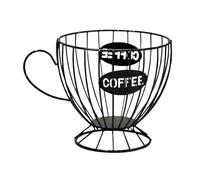 Metal Coffee Capsule Holder, Large Capacity Cup Coffee Capsule Storage Rack, Suitable For Coffees Shop/Bar Display, Kitchen Storage Accessory