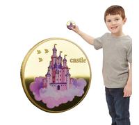 Metal Coin - Novelty Coin for Lost Teeth Reward | Tooth Fairy Metal Souvenir Collectible for Boys Girls Treasure Memory Keepsake