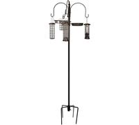 Metal Complete Bird Feeding Station with 4 Feeders with Stabiliser Stand