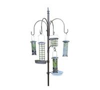 Metal Complete Bird Feeding Station with 5 Feeders